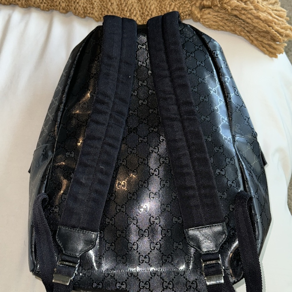 Pre owned Gucci GG black backpack, as shown in pictures. - Picture 3 of 17